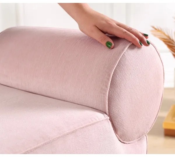 Taburet TIKI, 47 x 45 cm, roz