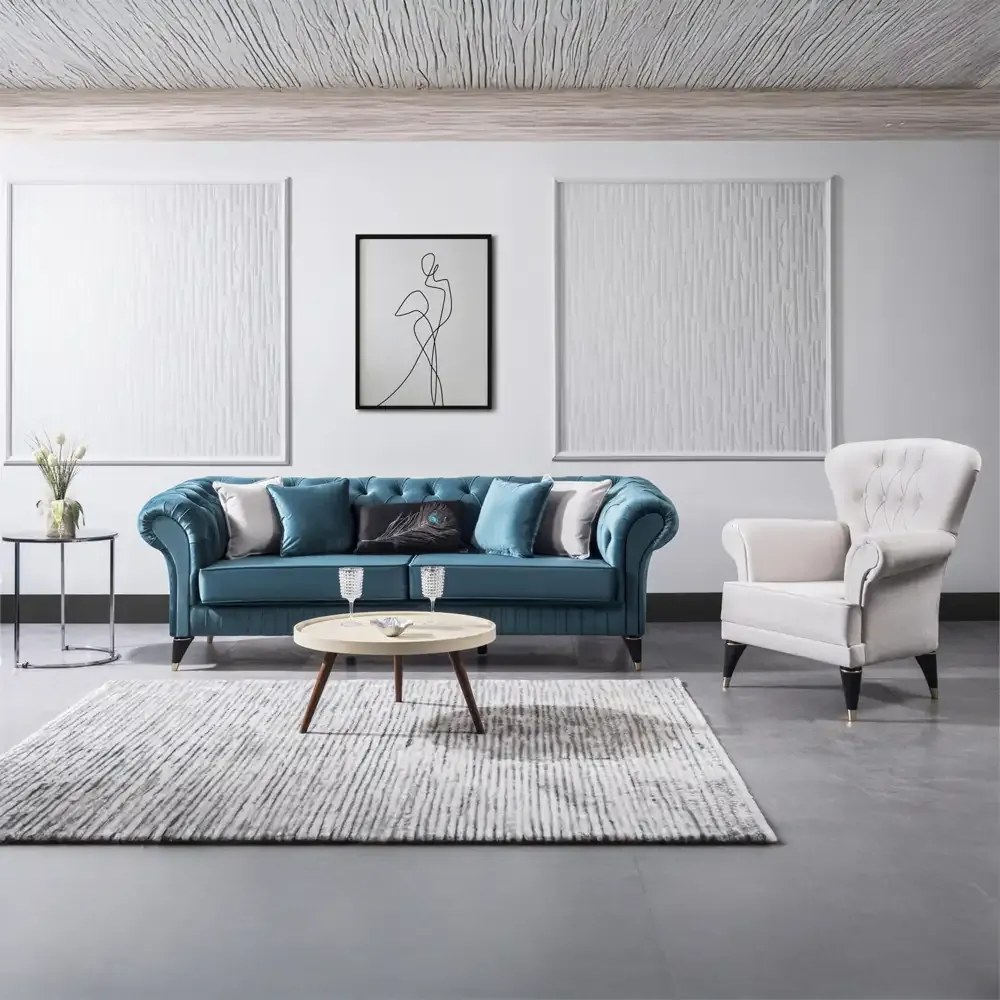 Set canapea Santano,canapea 3 locuri si 1 fotoliu