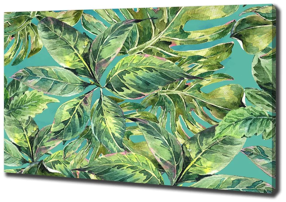 Print pe pânză Frunze tropicale