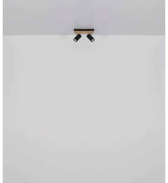 Spot Globo 57909-2 KAYDEN 2xGU10/25W/230V negru