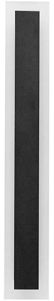 Aplică LED de exterior pentru perete WOW LED/20W/230V 3000/4000/6500K 60 cm IP54 neagră