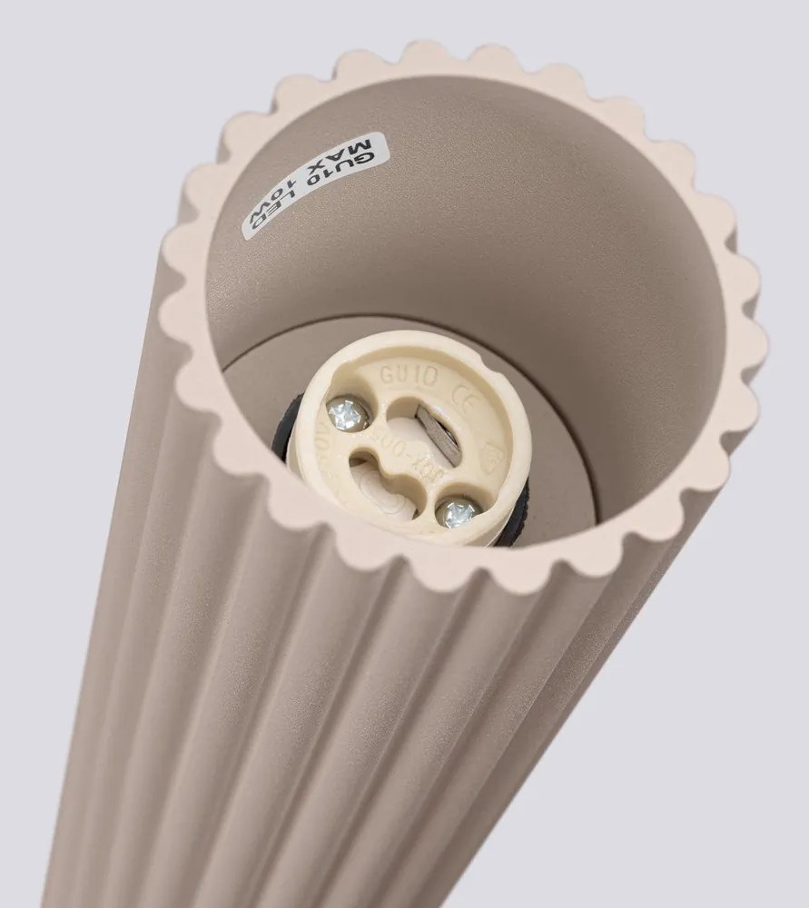 Spot taupe din metal Gleam – Sollux