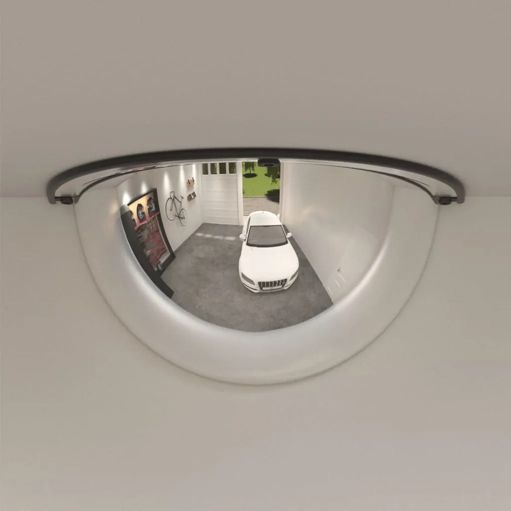 vidaXL Oglinzi de trafic jumătate de cupolă, 2 buc., Ø40 cm, acril