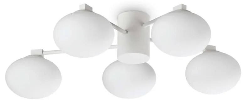 Lustra aplicata stil minimalist Hermes pl5 d60 alba