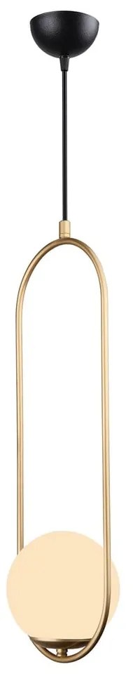 Lustră Squid Lighting Arch, înălțime 146 cm, auriu