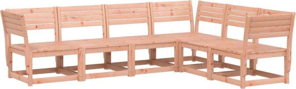 vidaXL Set canapea de grădină, 6 piese, lemn masiv Douglas