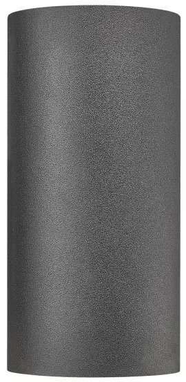 Nordlux - Aplica de perete pentru exterior CANTO 2xGU10/28W/230V IP44 neagră