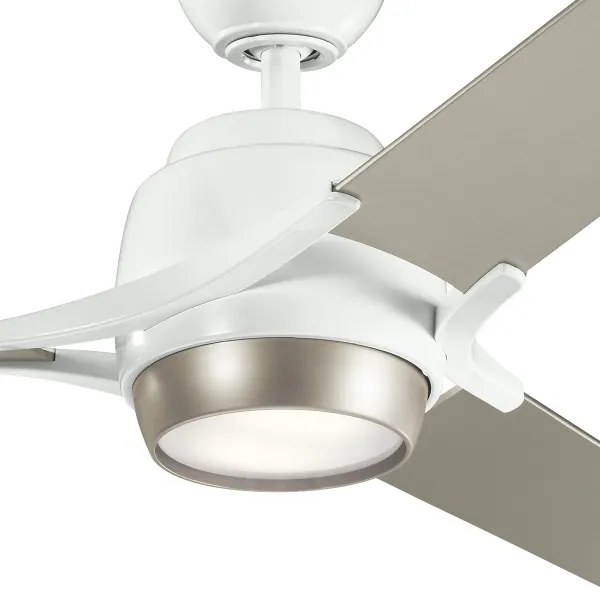 Ventilator LED dimabil de tavan Kichler KLF-ZEUS-60-WHT ZEUS LED/10W/230V + telecomandă