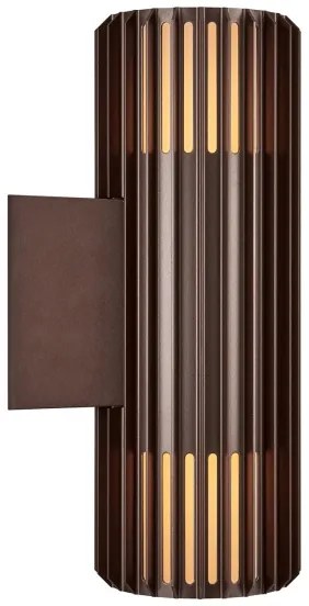 Aplică de exterior Nordlux ALUDRA 2xE27/15W/230V IP54 maro