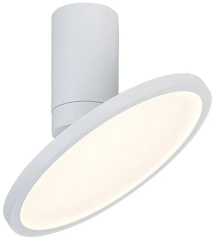 Plafoniera LED din metal alb reglabila Ovidia