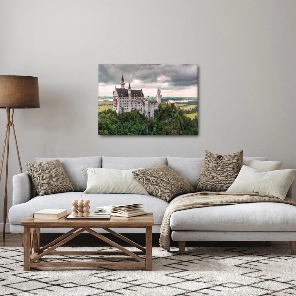 Tablou - Castelul pe stânci (70x50 cm)