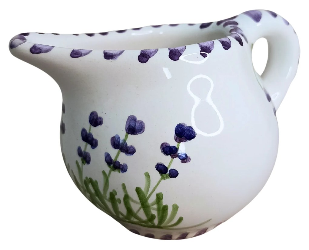 Set ceramică servit ceai/cafea model Lavandă