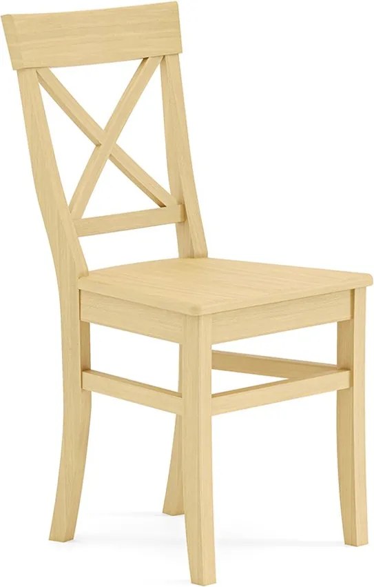 Scaun lemn masiv Henry din, 45 × 51 × 92,5 cm