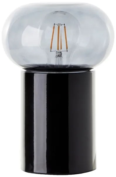 Lampă de masă Brilliant KNUT 1xE27/25W/230V negru/transparent