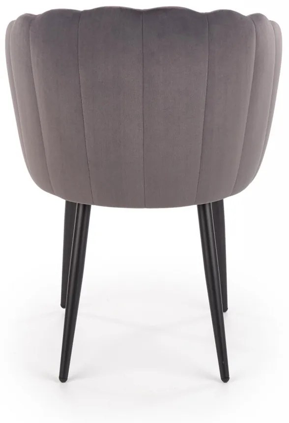Scaun K386 velvet gri