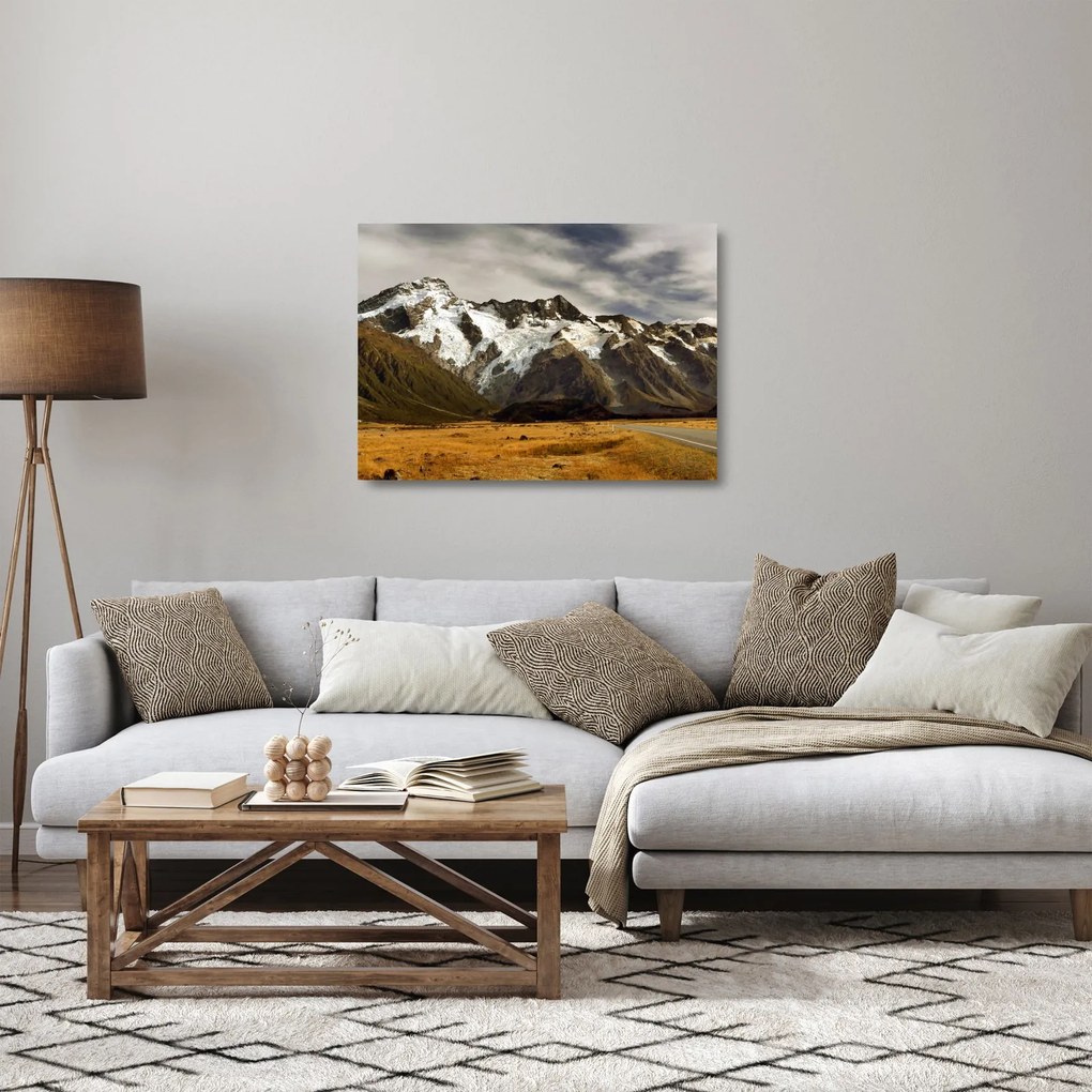 Tablou pe sticlă cu mutele Sefton, Noua Zeealnda (70x50 cm)