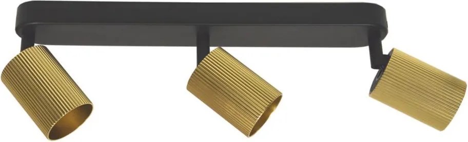 Corp de iluminat tip spot ELAN 3xGU10/30W/230V auriu/negru