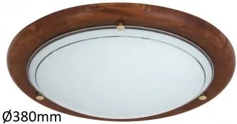 Plafoniera rustica lemn 2 becuri E27 Ufo 5427 Rabalux
