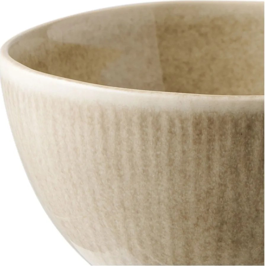 Boluri mici bej 4 buc. pentru supă din gresie 1 l – House Nordic