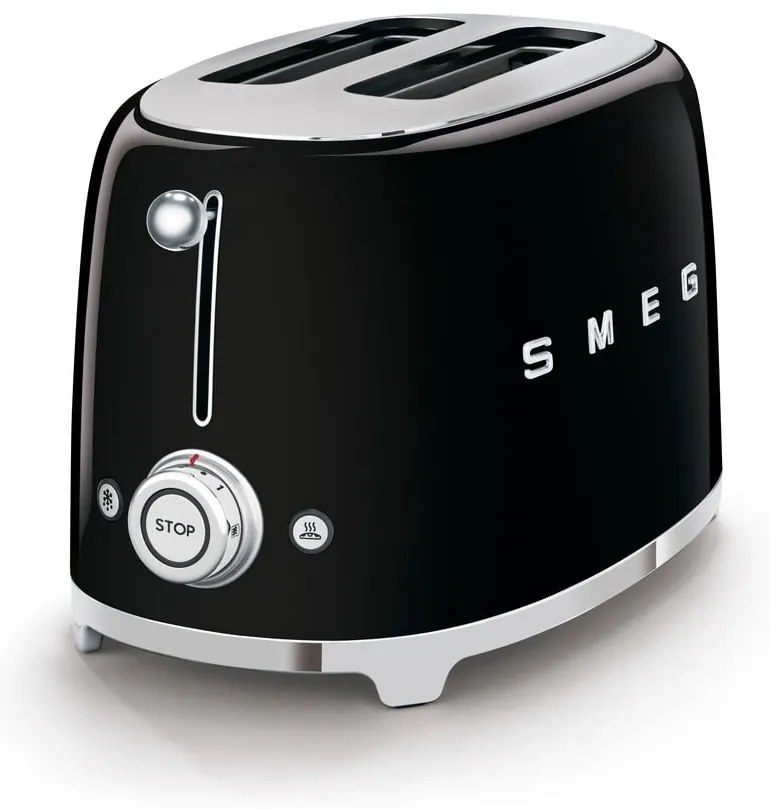 Prăjitor de pâine negru Retro Style – SMEG