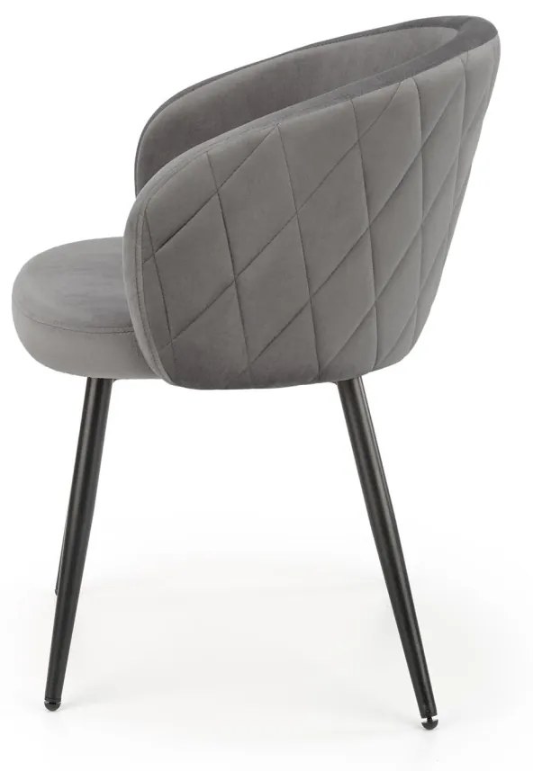 Scaun K430 velvet gri