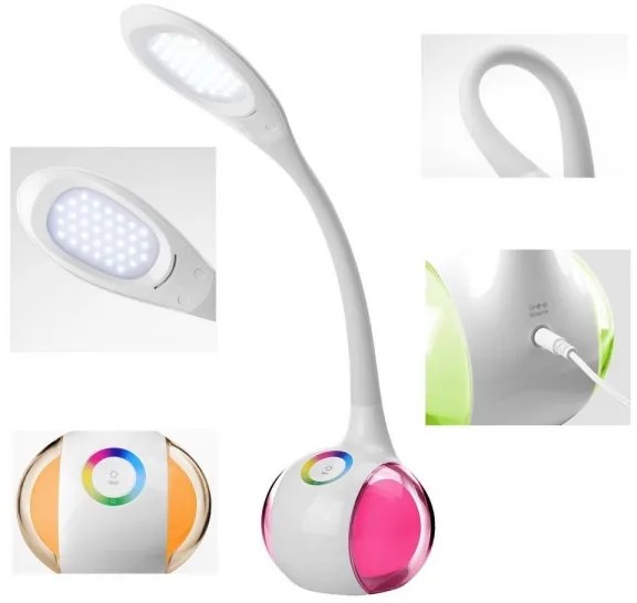 LED RGB Lampă de masă dimmabilă LED/7W/230V alb