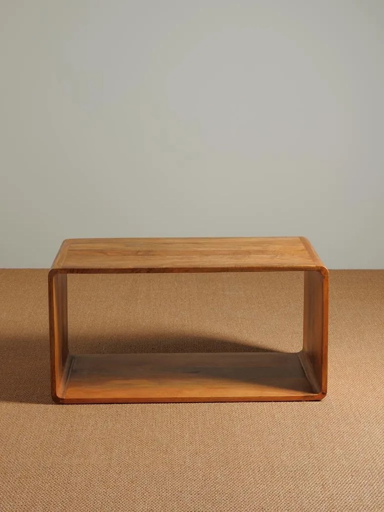 Masuta de cafea, din lemn de mango, Quadro