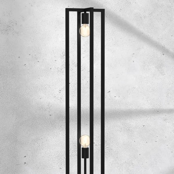 Lampadar ARNOLD 2xE27/60W/230V negru