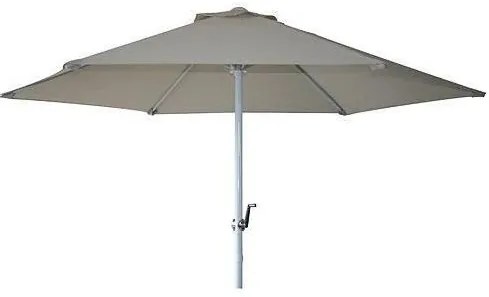 Umbrela plaja, cu manivela, bej, 230 cm, Zoe