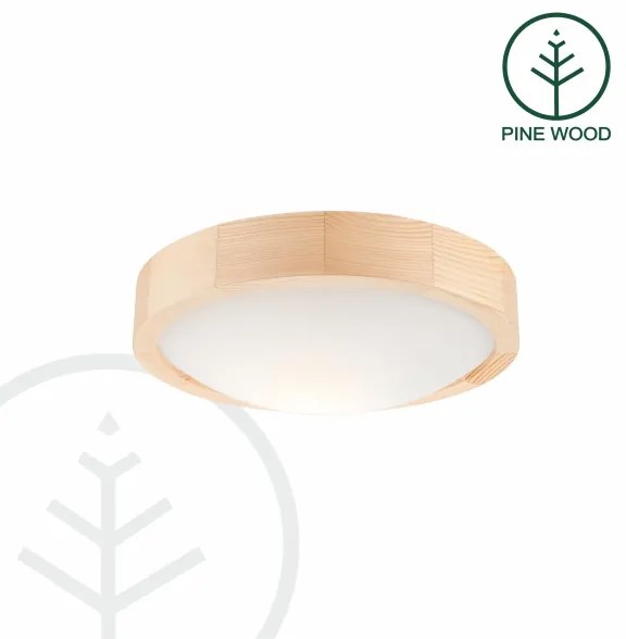 Plafonieră NATURAL SLIM 1xE27/60W/230V ø 27 cm pin