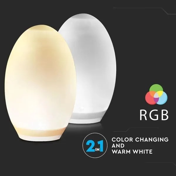 Lampă solară LED RGB decorativă 0,2W/1xAA IP44 500 mAh
