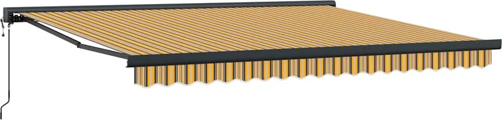 vidaXL Copertină Multicolour 400 x 300 x 165 cm Poliester și Aluminiu