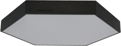 Plafonieră LED, 135 W, 230 V, 3000/4000/6500 K, Ø 80 cm, neagră