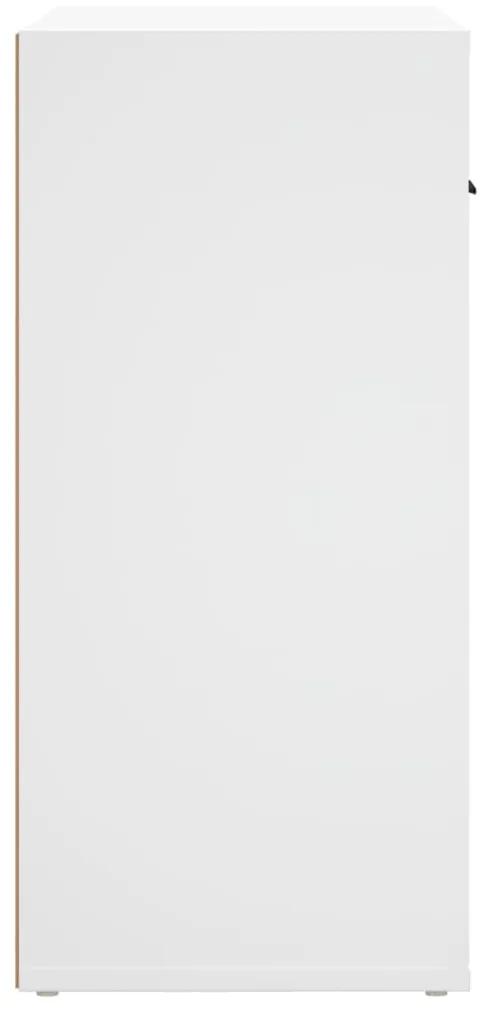 Servanta, alb, 80x33x70 cm, lemn prelucrat 1, Alb