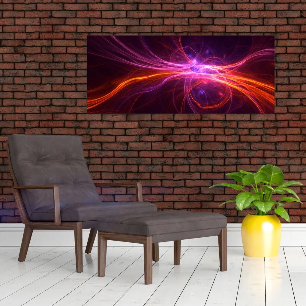 Tablou cu abstracțiune modernă (120x50 cm)