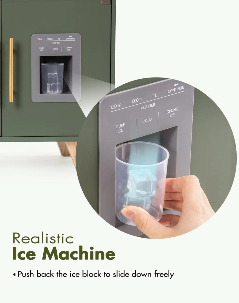 Bucatarie copii din lemn Verde