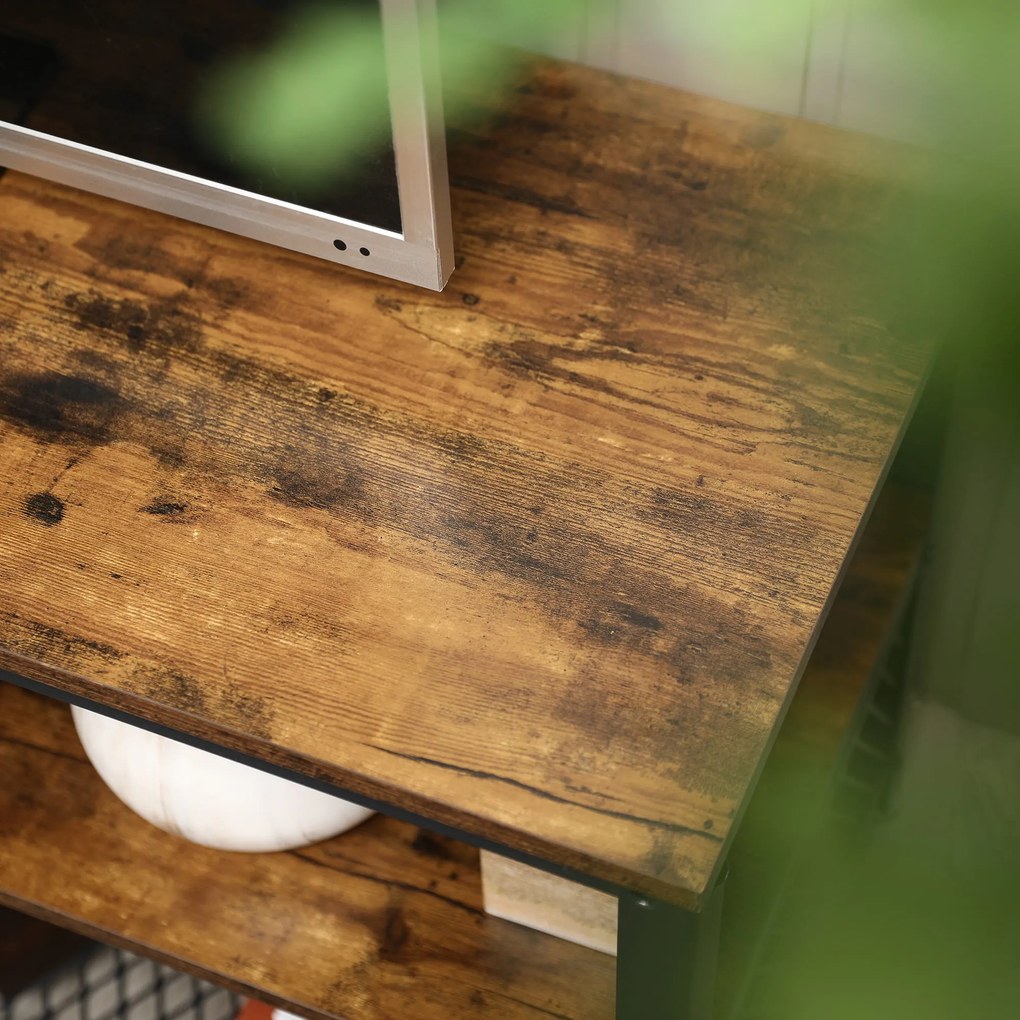 Comoda TV TAYLOR 140x40 cm, maro rustic