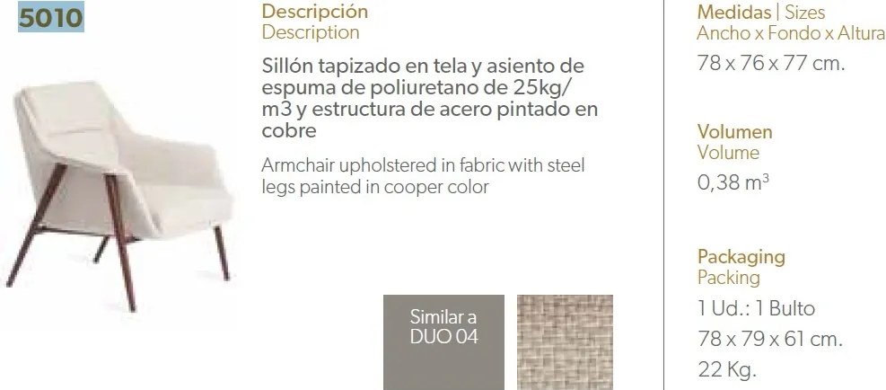 Fotoliu elegant design italian Ardath AC-A129