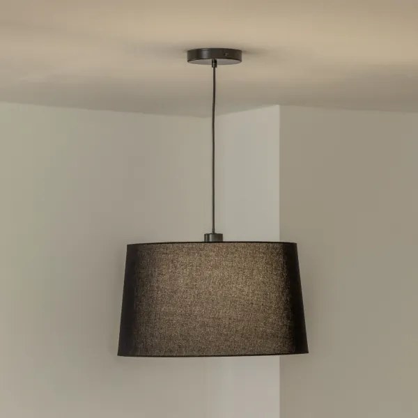Brilagi - Lustră LED suspendată pe cablu CERIA 1xE27/40W/230V Ø 45 cm neagră