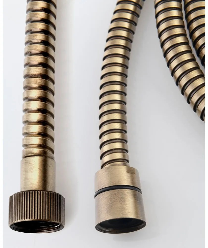 Furtun de duș în culoarea bronz din alamă Powerflex – Sapho