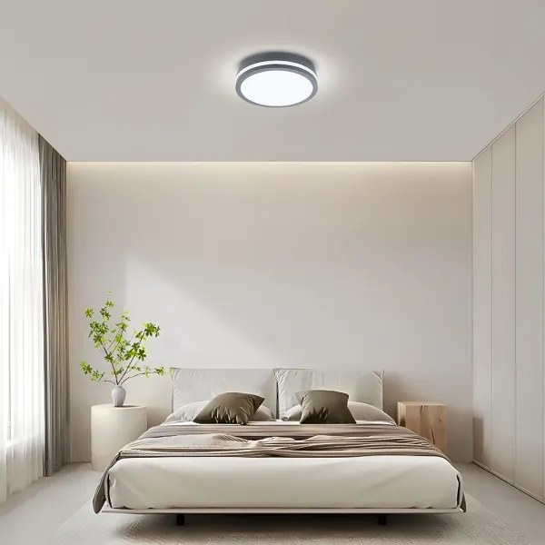 Brilagi - Aplica LED pentru exterior cu senzor BENE LED/24W/230V Ø 26 cm IP54