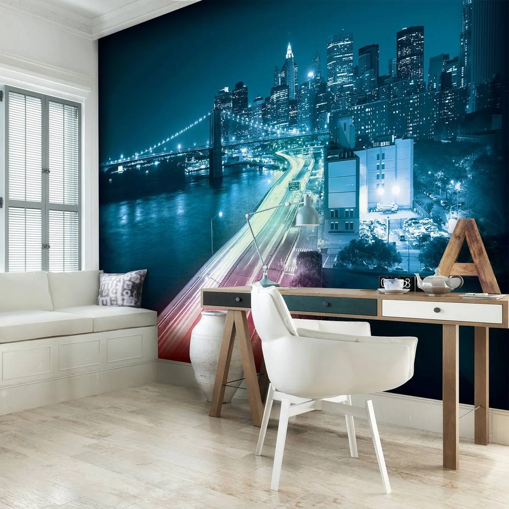 Fototapet - New York Brooklyn Bridge City (152,5x104 cm)