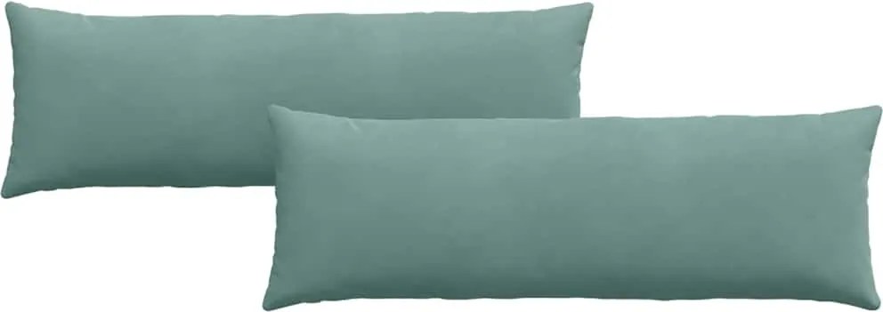 vidaXL Perne pentru canapea 2 pcs Verde Mării 120 x 40 cm