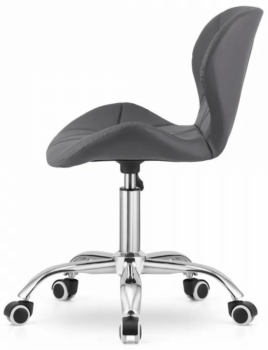 Set pentru birou masa de birou TAYLOR SONOMA 100x50 cm + scaun de birou AVOLA din piele ecologica gri