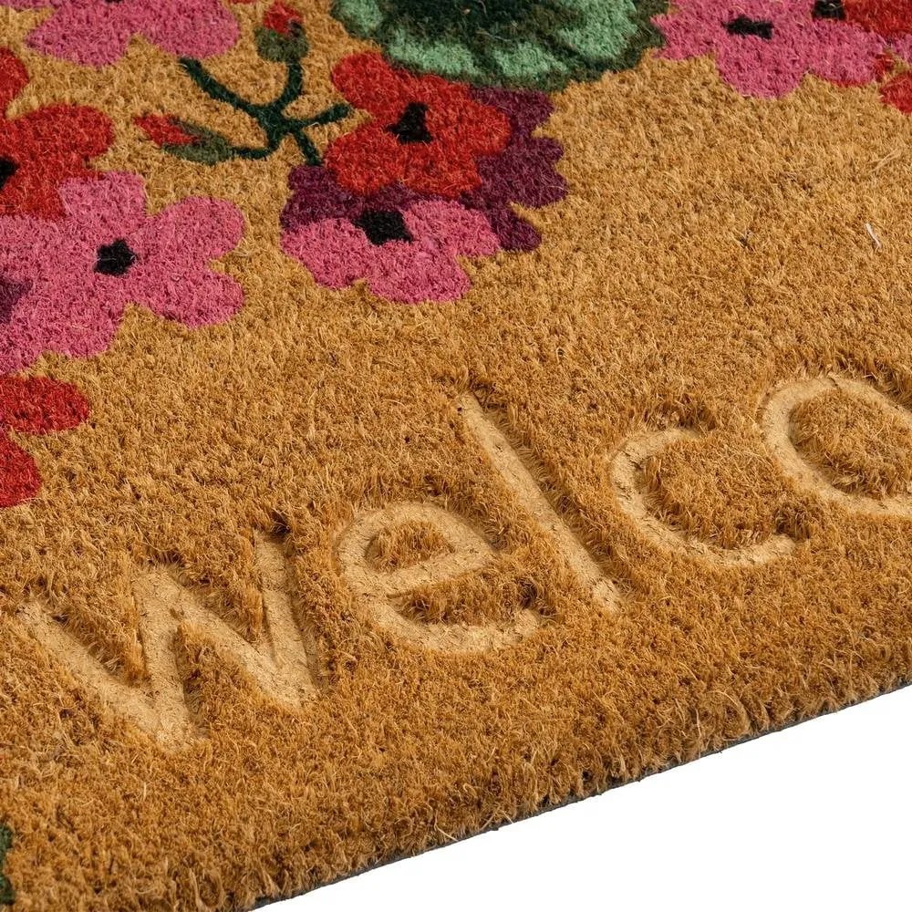 Covoraș de intrare din fibre de nucă de cocos 40x60 cm Geranio – Casa Selección