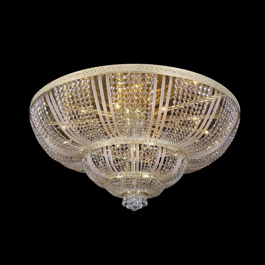 Plafoniera cristal Bohemia diam.140cm, L15 505/32/3; F 3 floor, arms
