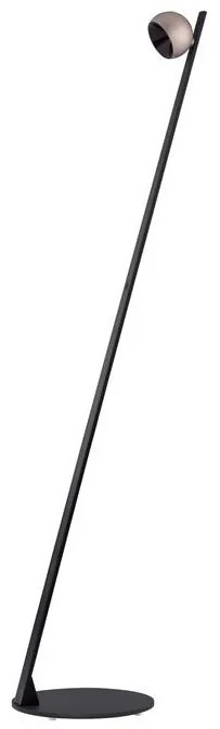 Lampadar/Lampa de podea LED stil minimalist LUSA negru/cafeniu
