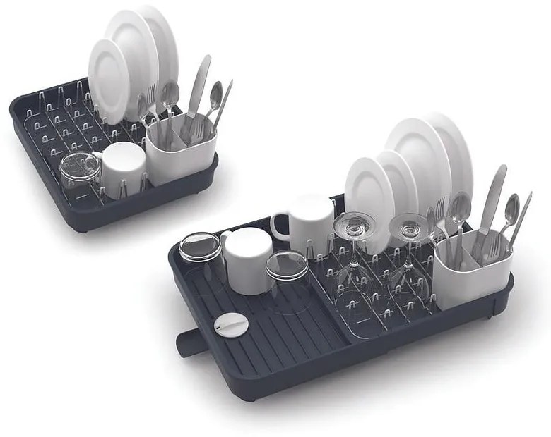 Suport ajustabil pentru scurs vase Joseph Joseph Extend, gri