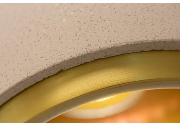 Lustră pe cablu CONCRETE 1xGU10/5W/230V gri/aurie Klausen 111040