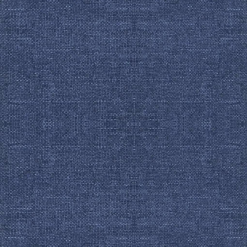 Scaun de birou pivotant, albastru, material textil 1, Albastru